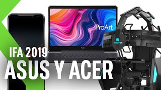 ¿El LAPTOP MÁS POTENTE DEL MUNDO y TODA UNA ESTACIÓN GAMING DE 9000€ y más  ASUS y ACER en IFA19 [upl. by Arehc176]