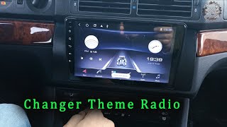 Application gratuite qui change le thème Autoradio Android [upl. by Anialram]