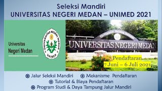 SELEKSI MANDIRI UNIMED  UNIVERSITAS NEGERI MEDAN 2021 [upl. by Ilat]