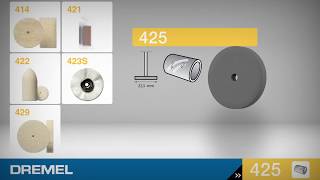 Dremel®  Polishing Wheel225 mm  425 [upl. by Vasilis]