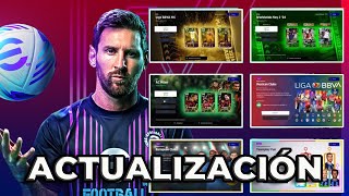 ACTUALIZACIÓN LAS NOVEDADES QUE LLEGARON CON LAS NUEVAS ACTUALIZACIONES DE EFFOTBALL 2024 [upl. by Oizirbaf]