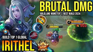 IRITHEL BEST BUILD 2024  BUILD TOP 1 GLOBAL IRITHEL GAMEPLAY  MOBILE LEGENDS✓ [upl. by Yate]