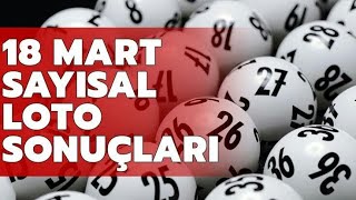 Sayısal Loto Çekiliş Sonuçları 18 Mart 2020 [upl. by Yatnwahs]