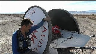 Raid Atacama 3e jour  la carriole cassée Fred de Lanouvelle continue avec son sac à dos [upl. by Sturges]