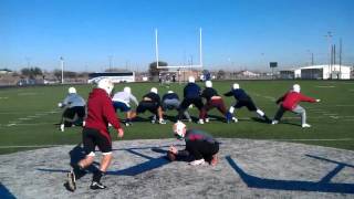 Joshua Appleby hits 57yarder at OD Bowl practice [upl. by Atir]