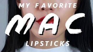 My Favorite MAC lipsticks  Haley Kim [upl. by Siskind]