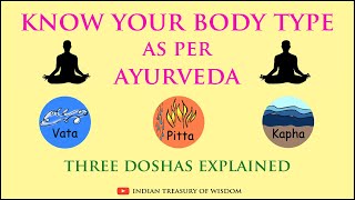 Know your Body Type as per Ayurveda  Vata Pitta and Kapha Doshas Explained Hindi [upl. by Woodhead]