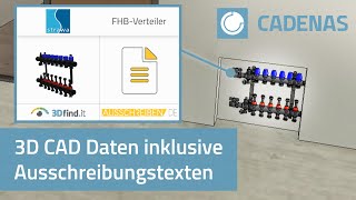 3D BIM CAD Daten und Ausschreibungstexte mit AUSSCHREIBENDE amp CADENAS vereinen  CADENAS [upl. by Nomzzaj252]