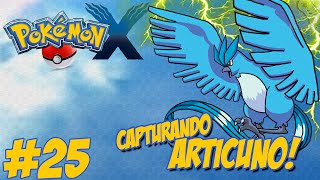 Pokémon X  Nova Jornada 25  Capturando a Ave Lendária ARTICUNO  Localização [upl. by Ahsemak]