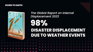 Global Report on Internal Displacement 2023  98 disaster displacement due to weather events [upl. by Assira]