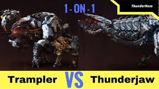 Horizon Zero Dawn  Trampler VS Thunderjaw  Horizon Fight Club 29 [upl. by Ahasuerus]