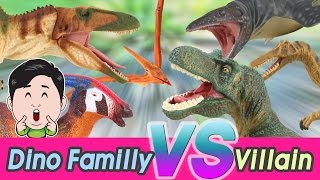 Dino familly vs Villains Full version 15 Cocostoy with Collecta figures cocostoy [upl. by Seth]