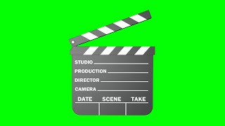 Clapperboard flap greenscreen [upl. by Dnalyar]