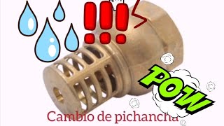 Mi bomba de agua no sube Cambia la PICHANCHA y purgala hazlofacil plomeria mantenimiento [upl. by Paddy]