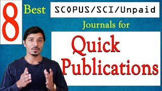 Best SCOPUS indexed Journals II SCI Journals II Unpaid Journals for Quick Publications [upl. by Ebsen]