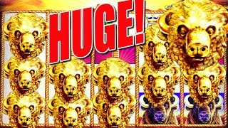 ★ HUGE MAX BET BUFFALO GOLD WIN ★ Count Those Buffalo Gold Heads  Slot Traveler [upl. by Ased]