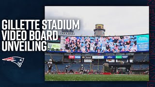 Gillette Stadium Unveils New Video Board Ahead of 2023 New England Patriots Season [upl. by Inar]