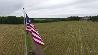 Laurita Winery  Drone FlyBy May 21 2017 quotFB Live Footagequot [upl. by Tiler288]