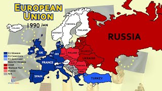 The Expansion of the European Union 19522022 [upl. by Ierdna]