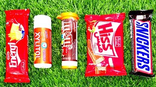 Snickers Vs Hiss  mampms Vs Xylitol  Satisfying Unpacking asmr  Lots of Energi Biscuit [upl. by Loleta]