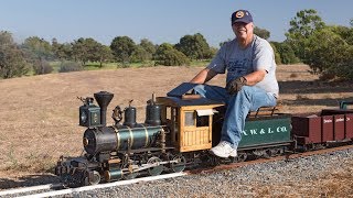 Firing up the Allen Models Fitchburg Northern Live Steam Locomotive [upl. by Anielram]