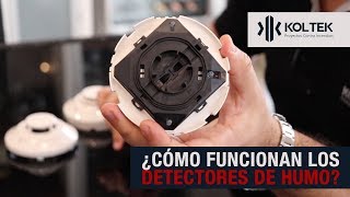 ¿Cómo funciona el detector de humo de tipo puntualspot [upl. by Ahsemak982]