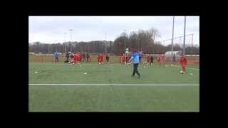 Warmup techniekvormen FC Twente Voetbalschool [upl. by Retsila]