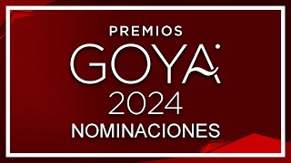 NOMINACIONES GOYAS 2024 Reacción EN VIVO [upl. by Eentruok]