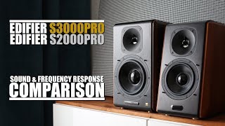 Edifier S3000Pro vs Edifier S2000Pro  Sound amp Frequency Response Comparison [upl. by Dub]