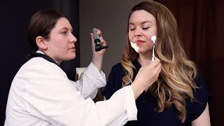 Examining her Cranial Nerves for Blurry Vision  HeadtoToe Realistic Doctors Visit ASMR [upl. by Weston]