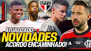 AGORA VAI DEFINIÇÃO NO SPFC EVERTON RIBEIRO JAMES RODRÍGUEZ PRÉ TEMPORADA ELENCO COM MORAL [upl. by Salena300]