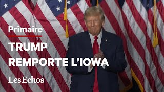 « Le grand soir ce sera en novembre »  Trump offensif après sa victoire dans l’Iowa [upl. by Cerellia]