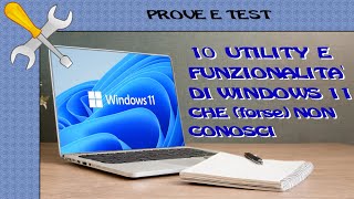 10 utility e programmi di Windows 11 [upl. by Daphna293]