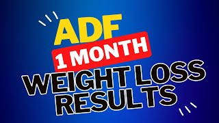 Alternate Day Fasting ADF 1st month Weight Loss Results [upl. by Reiner793]