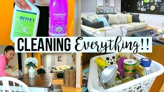 SPEED CLEAN WITH ME 2017  CLEANING MY ENTIRE HOUSE  Page Danielle [upl. by Obaza806]