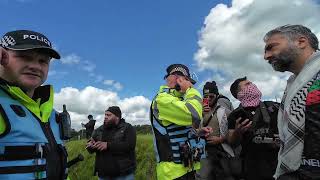 Lancashire Police Down ProPalestinian Drone at BAE Systems Blackburn Demo 🇵🇸🇮🇱🚁👮🤬 [upl. by Cicero840]