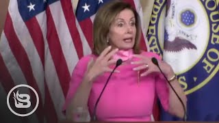 Panicked Pelosi Lies About Trump Using “Tear Gas” In a Train Wreck of a Press Briefing [upl. by Aklog]