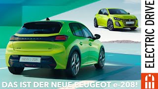 DAS ist der neue 2024 Peugeot e208 Reichweite Leistung technische Daten  Electric Drive News [upl. by Gherlein]