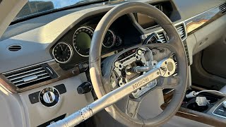 Mercedes W212  Pre Facelift Steering Removal [upl. by Ultan406]