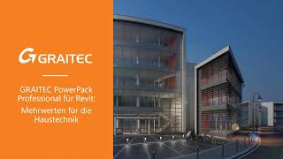 GRAITEC PowerPack für Autodesk Revit Professionelle TGA Planung [upl. by Atnohs]