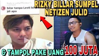 NETIZEN JULID INI MERENDAH KAN RIZKY BILLAR  AUTO KASIH PAHAM‼️ INGETIN SI SENIOR YG SOK TAHU [upl. by Sivat199]