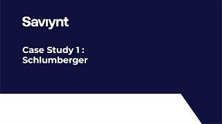 Lesson 6  Case Study 1  Schlumberger [upl. by Janna]