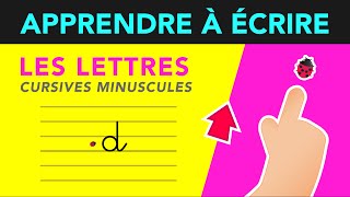 ✏️ Comment écrire la lettre D en attaché  Écriture cursive minuscule maternelle  CP  IEF [upl. by Alberta]