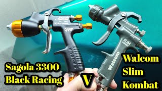 Walcom Slim Kombat v Sagola 3300 Black Racing [upl. by Annaesor]