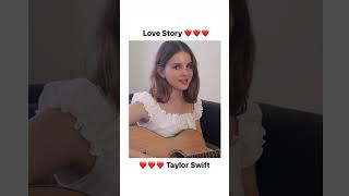 Love Story Taylor Swift Acoustic Guitar Cover  taylorswift acoustic singer shortsvideo [upl. by Bandler291]