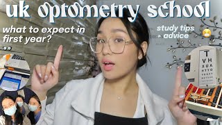 what to expect in first year undergraduate optometry  advice UK 👓 [upl. by Truman]