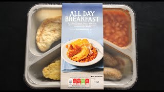 Sainsburys ALL DAY BREAKFAST  £350  400g  Ready Breakfast Review [upl. by Hatokad]