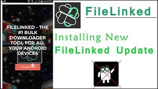 Installing New FileLinked apk after new update [upl. by Yruok]