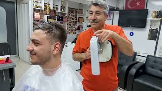 ASMR CRAZY RELAXING HAIR TRIMMING  MASSAGE AND SKIN CARE WITH TURKISH BARBER MUNUR ONKAN [upl. by Oisinoid498]