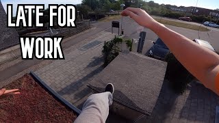 LATE FOR WORK PARKOUR POV GOPRO8 [upl. by Einatsed]